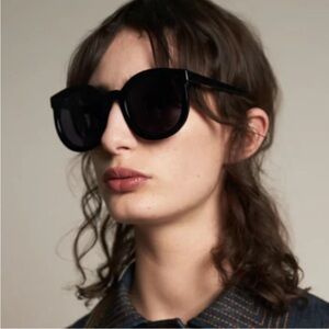 Karen Walker Super Duper - Black Sunglasses